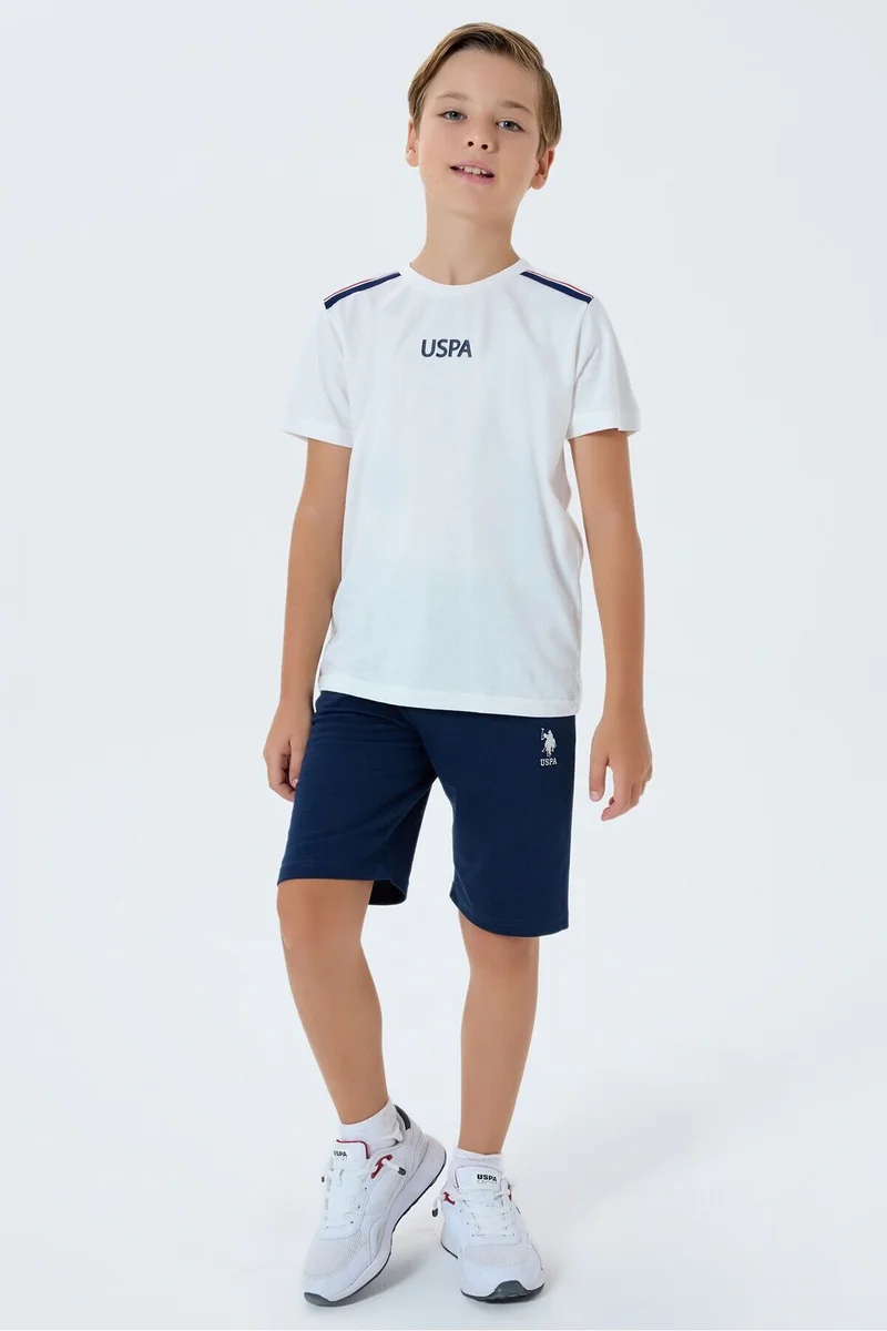 U.S. Polo Assn. U.S. Polo Assn. Boys White Bermuda Set